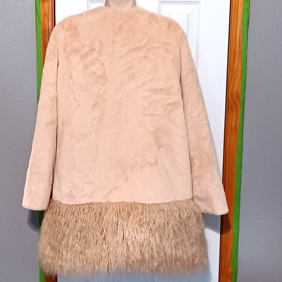 Dennis by Dennis Basso Women's Faux Fur Teddy Coat Medium - Picture 2 of 8